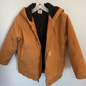 Carhartt Flannel Quilt-Lined Active Jacket with Storm Cuffs youth M 10-12